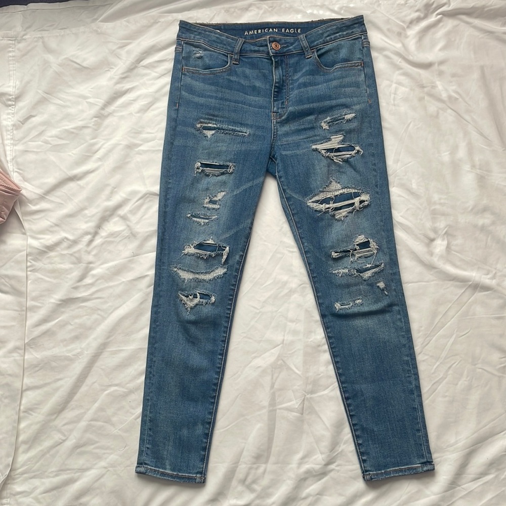 American Eagle Distressed Skinny Jeans